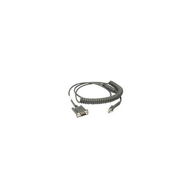 Zebra CBA-R46-C09ZBR Serien-Kabel Schwarz 2,8 m RS232 DB9