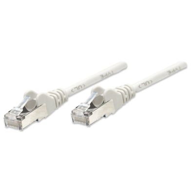 Intellinet Netzwerkkabel, Cat5e, SF/UTP, CCA, Cat5e-kompatibel, RJ45-Stecker/RJ45-Stecker, 5,0 m, grau