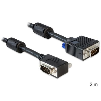 DeLOCK SVGA 2 m VGA-Kabel VGA (D-Sub) Schwarz