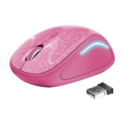 Trust Yvi FX Maus Beidhändig RF Wireless Optisch 1600 DPI