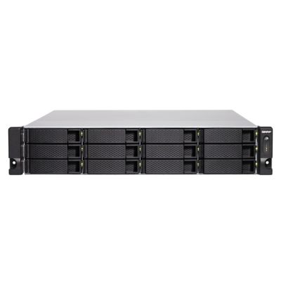 QNAP TS-1283XU-RP NAS Rack (2U) Ethernet/LAN Schwarz E-2124