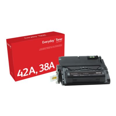 Everyday ™ Schwarz Toner von Xerox, kompatibel mit HP 42A/38A (Q5942A/ Q1338A), Standardkapazität