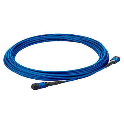 HPE QK729A Glasfaserkabel 10 m MPO OM4 Blau