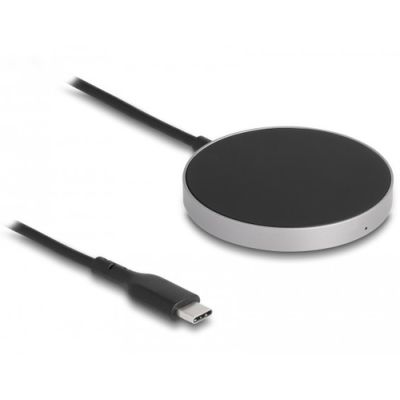 DeLOCK 66467 Ladegerät für Mobilgeräte Smartphone, Smartwatch Schwarz USB Kabelloses Aufladen Schnellladung Drinnen