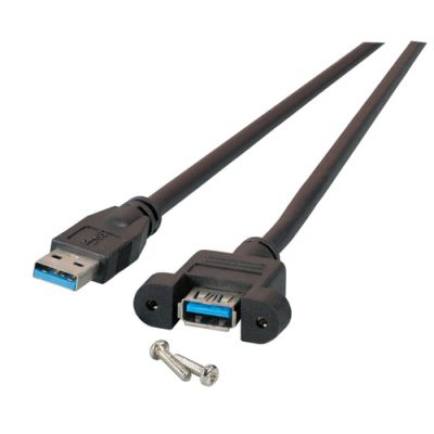 EFB Elektronik K5265SW.0,5 USB Kabel 0,5 m USB 3.2 Gen 1 (3.1 Gen 1) USB A Schwarz