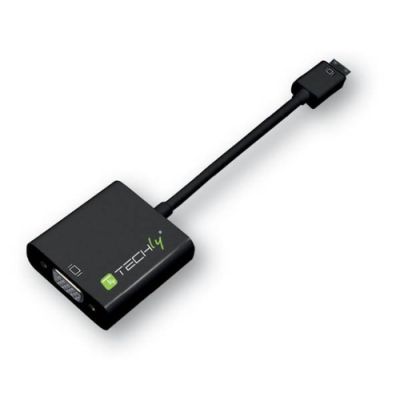 EFB Elektronik IDATA-HDMI-VGA4 Videokabel-Adapter VGA (D-Sub) HDMI Type C (Mini) Schwarz