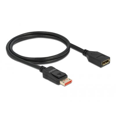 DeLOCK 87070 DisplayPort-Kabel 1 m Schwarz
