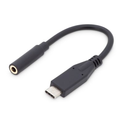 Digitus USB Type-C Audio Adapter / Konverter, Type-C/St auf 3.5mm Klinke/Bu