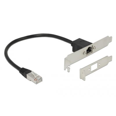 DeLOCK 85803 Netzwerkkabel Schwarz 0,3 m Cat5e F/UTP (FTP)