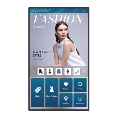 BenQ IL5501 Digital Signage Flachbildschirm 139,7 cm (55") IPS 400 cd/m² 4K Ultra HD Schwarz Touchscreen Eingebauter Prozessor Android 8.0 24/7