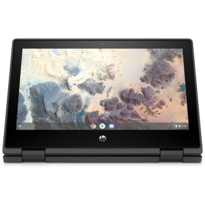 HP Chromebook x360 11 G4 29,5 cm (11.6") Touchscreen HD Intel® Celeron® N5100 4 GB LPDDR4x-SDRAM 64 GB eMMC Wi-Fi 6 (802.11ax) ChromeOS Schwarz