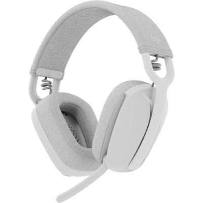 Logitech Zone Vibe Kopfhörer Kabellos Kopfband Anrufe/Musik Bluetooth Weiß