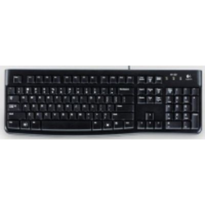 Logitech K120 Corded Keyboard Tastatur USB QWERTY Italienisch Schwarz