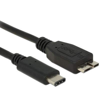 DeLOCK 0.5m USB3.1 C - MicroUSB3.1 B USB Kabel 0,5 m USB 3.2 Gen 2 (3.1 Gen 2) USB C Micro-USB B Schwarz
