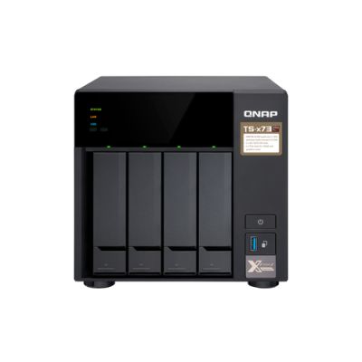 QNAP TS-473 NAS Tower Ethernet/LAN Schwarz RX-421ND