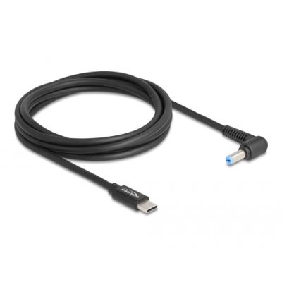 DeLOCK 87976 Stromkabel Schwarz 1,5 m USB C 5.5 x 1.7 mm