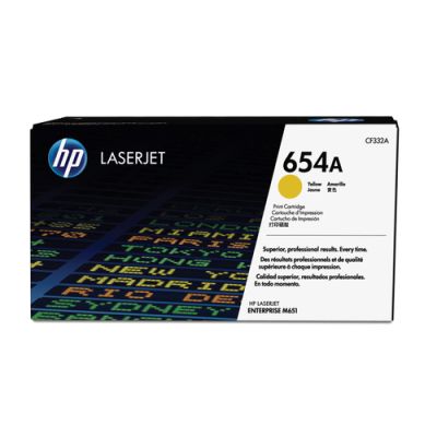 HP 654A Gelb Original LaserJet Tonerkartusche