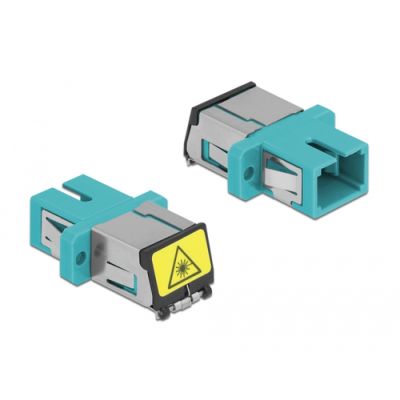 DeLOCK 86890 LWL-Steckverbinder SC/SC 1 Stück(e) Aqua-Farbe