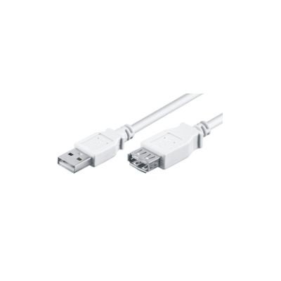 M-Cab USB 2.0 Hi-Speed Kabel - A/A - St/Bu - 0.6m - weiß