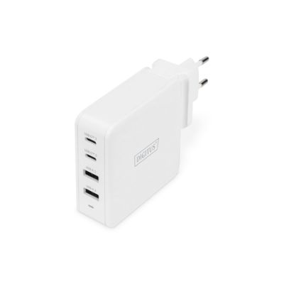Digitus 4-Port Universal USB-Ladeadapter, USB-C™ / USB A, 100 W, GaN