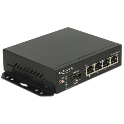 DeLOCK 87704 Netzwerk-Switch Gigabit Ethernet (10/100/1000) Schwarz