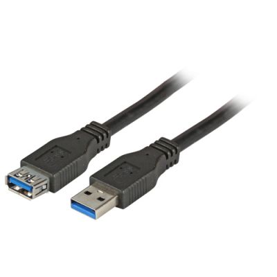 EFB Elektronik K5237.1,8 USB Kabel 1,8 m USB 3.2 Gen 1 (3.1 Gen 1) USB A Schwarz