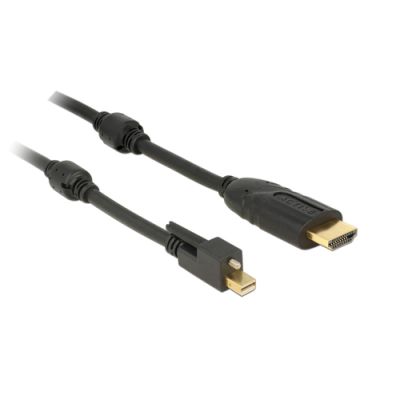 DeLOCK 83732 Videokabel-Adapter 5 m Mini DisplayPort HDMI Schwarz
