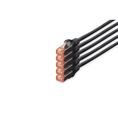 Digitus CAT 6 S/FTP Patchkabel, 5 Stück