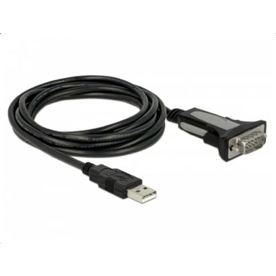 DeLOCK 65962 Serien-Kabel Schwarz 3 m USB Typ-A DB-9