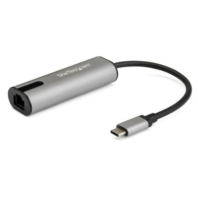 StarTech.com 2.5GbE USB-C auf Netzwerk Adapter - USB-C 3.0 2.5/1 Gbit/s und 100 Mbit/s Multigeschwindigkeits NIC - USB-C/Thunderbolt 3 3.1 Laptop auf RJ45/LAN - MacBook Pro, Surface