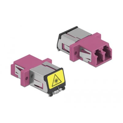 DeLOCK 86901 LWL-Steckverbinder LC/LC 1 Stück(e) Violett
