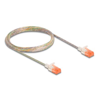 DeLOCK 80354 Netzwerkkabel Transparent 2 m Cat6a U/UTP (UTP)