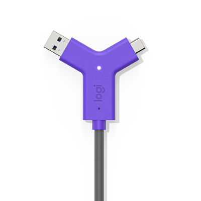 Logitech Swytch AV-Sender & -Empfänger Schwarz, Violett