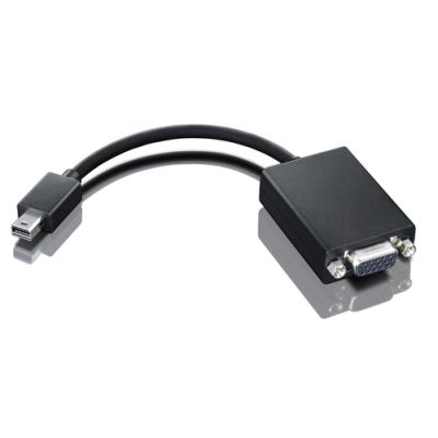 Lenovo 0A36536 Videokabel-Adapter VGA (D-Sub) Mini DisplayPort Schwarz