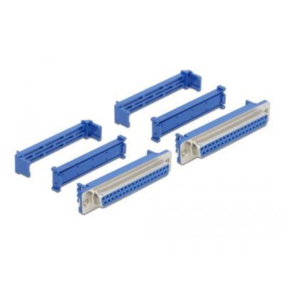 DeLOCK 66598 Drahtverbinder D-Sub 37 Blau
