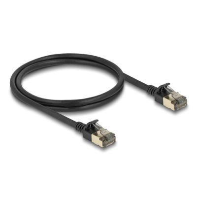 DeLOCK 80339 Netzwerkkabel Schwarz 1 m Cat8.1 F/FTP (FFTP)