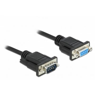 DeLOCK 86598 Serien-Kabel Schwarz 5 m RS-232 Sub-D9