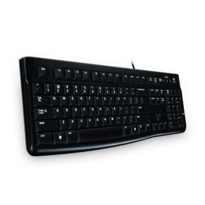 Logitech K120 Corded Keyboard Tastatur USB QWERTZ Slowakisch Schwarz