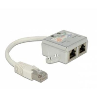 DeLOCK 65224 Netzwerkkabel Weiß 0,15 m