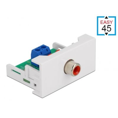 DeLOCK 81337 Drahtverbinder RCA Weiß