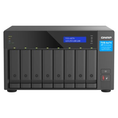 QNAP TVS-H874T-I7-32G NAS & Speicherserver Tower Ethernet/LAN Schwarz