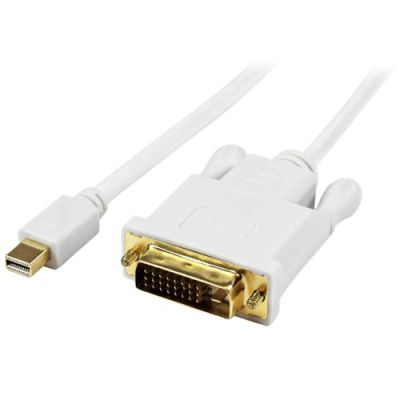 StarTech.com 1,8m Mini DisplayPort auf DVI Aktiv Adapter/ Konverter Kabel - mDP zu DVI 1920x1200 - Weiß