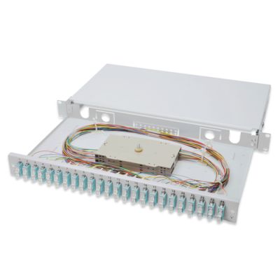 Digitus LWL Spleißbox, bestückt, SC, OM3