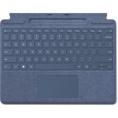 Microsoft Surface Pro Keyboard Blau Microsoft Cover port QWERTZ Deutsch