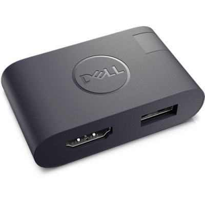 DELL DA20 USB Typ-C HDMI + USB Schwarz