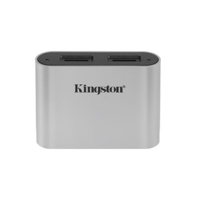 Kingston Technology USB3.2 Gen1 Workflow Dual-Slot microSDHC/SDXC UHS-II Speicherkartenlesegerät mit 2 Steckplätzen