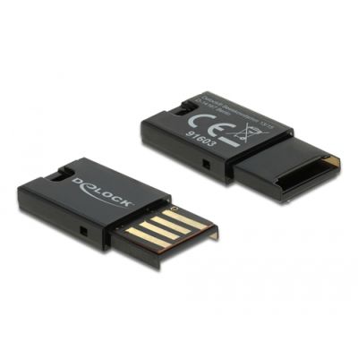 DeLOCK 91603 Kartenleser USB 2.0 Schwarz