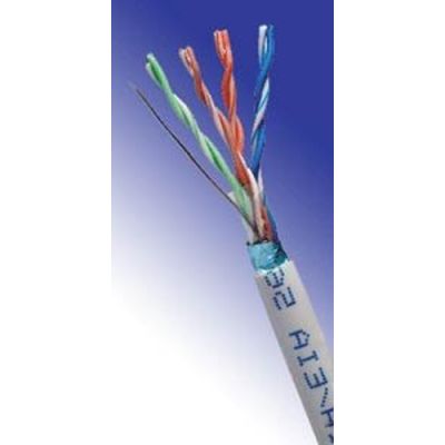 Intellinet Verlegekabel Cat5e, F/UTP, 305 m Spenderbox, AWG 26, Litzendraht, Vollkupfer, grau