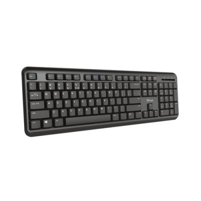Trust TK-350 Tastatur RF Wireless QWERTY UK Englisch Schwarz