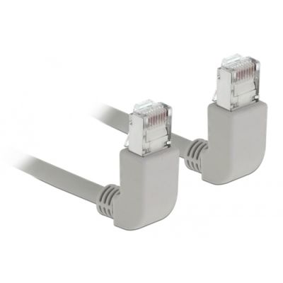 DeLOCK 83513 Netzwerkkabel Grau 0,5 m Cat6a S/FTP (S-STP)